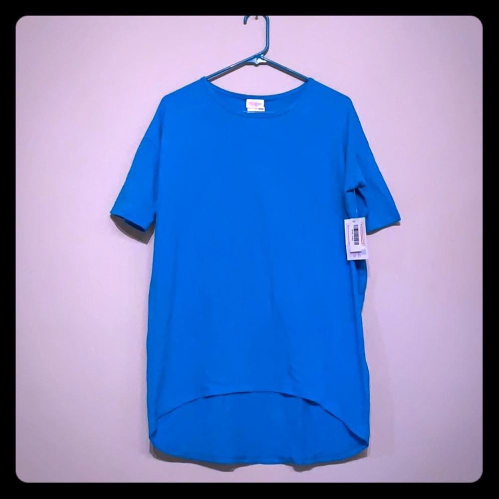 Blue lularoe irma top